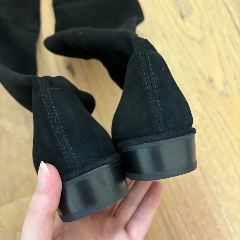 Stuart Weitzman Lowland Suede Over The Knee Boots